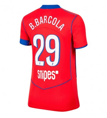 Paris Saint-Germain Bradley Barcola #29 Tredjetrøje Dame 2025-26 Kortærmet